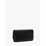 Michael Kors Mona Large Saffiano Leather Clutch In Black