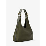 Michael Kors Nolita Large Nubuck Hobo Shoulder Bag In Ivy