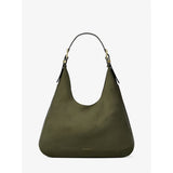 Michael Kors Nolita Large Nubuck Hobo Shoulder Bag In Ivy