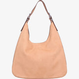 Michael Kors Nolita Large Pebbled Leather Hobo Shoulder Bag In Peanut