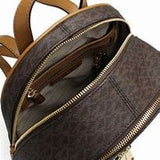 Michael Kors Rhea Medium Leather Backpack In Brown
