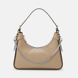 Michael Kors Wilma Medium Leather Shoulder Bag Carmel