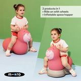 Micro Scooters Micro Ride On Space Hopper In Pink