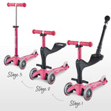 Micro Scooters 3 in 1 Deluxe Plus Pink