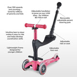 Micro Scooters 3 in 1 Deluxe Plus Pink