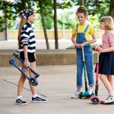 Micro Scooters Maxi Foldable LED Navy