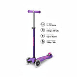 Micro Scooters Maxi Micro Deluxe LED In Purple