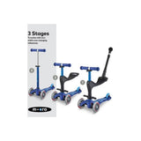 Micro Scooters Mini Micro 3 in 1 Ride On Scooter In Blue