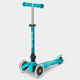 Micro Scooters Mini Micro Foldable LED In Aqua