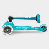 Micro Scooters Mini Micro Foldable LED In Aqua