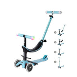 Micro Scooters Mini 2 Grow Light Up 4 in 1 Scooter In Blue