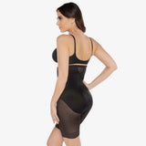 Miraclesuit Extra Firm Sexy Sheer Shaping Hi-Waist Thigh Slimmer In Black