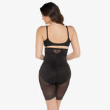Miraclesuit Extra Firm Sexy Sheer Shaping Hi-Waist Thigh Slimmer In Black