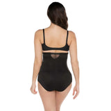 Miraclesuit Sexy Sheer Shaping High-waist Brief In Black