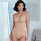 Miraclesuit Tummy Tuck High-Waisted Shaping Brief In Warm Beige