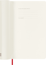 Moleskine Classic Diary 2024 Large 13x21cm Weekly, soft cover, 12 months, Scarlet Red