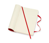 Moleskine Notebook Pocket Plain Scarlet Red Soft Cover