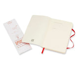 Moleskine Notebook Pocket Plain Scarlet Red Soft Cover