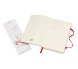 Moleskine Notebook Pocket Ruled Scarlet Red Soft Cover