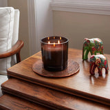 Molton Brown Mesmerising Oudh Accord and Gold Luxury Scented Triple Wick Candle 600g