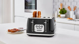 Morphy Richards Verve 4 Slice Toaster Black