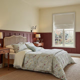Morris & Co 'Golden Lily' Cotton Double Duvet Cover Set In Fig