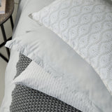Murmur Calm Oxford Pillowcase Cloud Grey