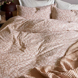 murmur Abigail Ahern Oonagh Double Duvet Cover In Dusky Pink