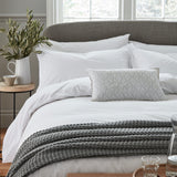 Murmur Calm Duvet Cover White