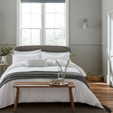 Murmur Calm Duvet Cover White