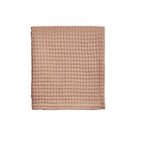 murmur Tess Waffle Throw In Dusky Pink