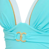Naia Riviera Swimsuit in Aqua Blue