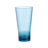 Navigate Linear Acrylic Set of 4 Hi-Ball Glasses In Blue