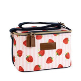 Navigate Summerhouse Strawberries & Cream 4L Personal Coolbag Pink Stripe