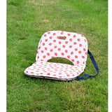Navigate Summerhouse Strawberries & Cream 5 position adjustable picnic, festival chair - pink