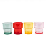 Navigate Summerhouse Strawberries & Cream Set of 4 Stacking Tumblers