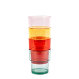Navigate Summerhouse Strawberries & Cream Set of 4 Stacking Tumblers