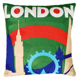 London Needlepoint Cushion