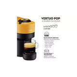 Nespresso Vertuo Pop Coffee Machine by De'Longhi in Yellow