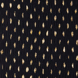 Never Fully Dressed Black Jojo Dress with Gold Fleck