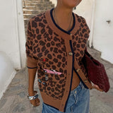 Never Fully Dressed Cheryl Cardigan In Leopard