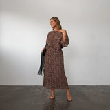 Never Fully Dressed Lucia Leopard Tilly Dress