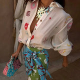 Never Fully Dressed Morocco Charms Marley Shirt In Cream