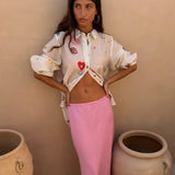Never Fully Dressed Morocco Charms Marley Shirt In Cream