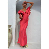Never Fully Dressed Pink Animal Jacquard Tilda Dress