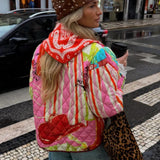 Never Fully Dressed Pink Dallas Reversible Jacket