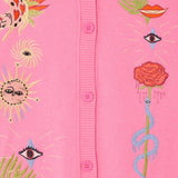 Never Fully Dressed Pink Enchanted Cardigan in Pink