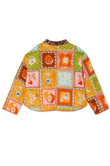 Never Fully Dressed Reversible Soller Quilted Jacket in Multi