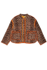 Never Fully Dressed Reversible Soller Quilted Jacket in Multi