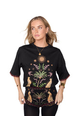 Never Fully Dressed Running Wilde T-shirt in Black